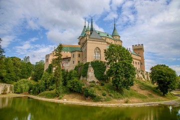 Naklejka premium Bojnice castle in Slovakia, Europe