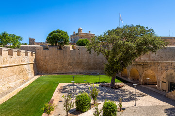 Entrance to the Fortified City of Mdina. Exposure done in the beautiful medieval town of Mdina, Malta.