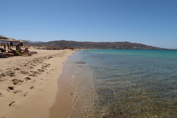Türkises Meer auf den kykladen Griechenland - Paros Naxos