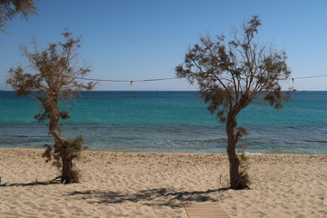 Türkises Meer auf den kykladen Griechenland - Paros Naxos