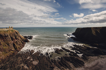 Szkocki krajobraz, wybrzeże szkocji, anglia, wyspy brytyjskie © michaldolibog