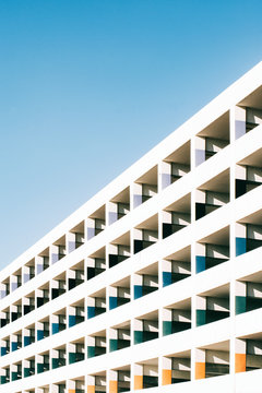 Exterior view of multistory car park