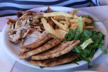 gyros Griechenland im Pita Brot 