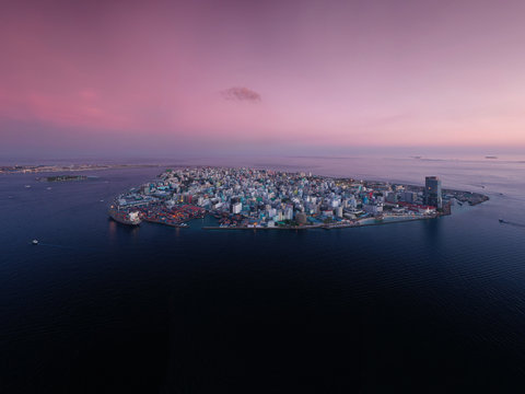 Male' Capital at dawn