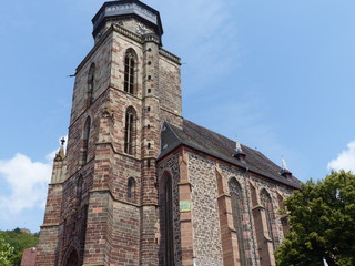Fototapeta na wymiar Stadtkirche St.-Marien in Homberg / Efze