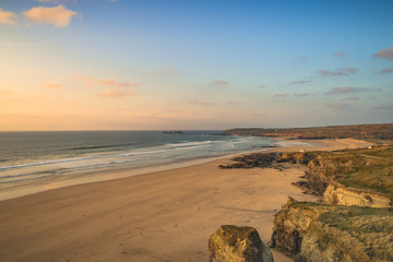 Fototapeta na wymiar Gwithian beach, Cornwall