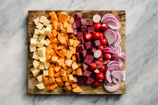 Chopped Root Vegetables