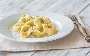 Tortelloni stuffed with ricotta