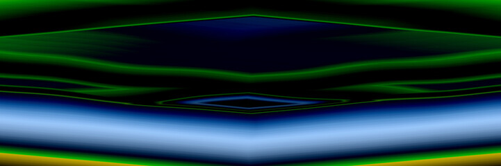 Digital Art, panoramic abstract objects, Germany