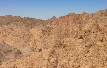 simple background of wilderness mountain rocky land in Africa 