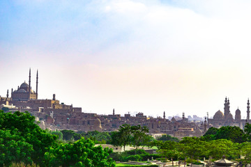 Fototapeta na wymiar panoramic view of Salahudin Castle in Cairo