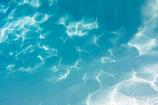 Sparkling pool water