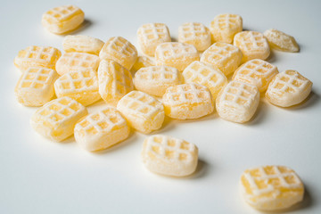 typical Dutch butter candy called Boternsoepje. 