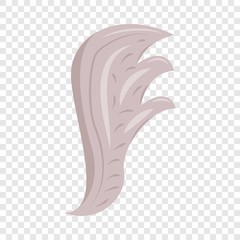 Bird wing icon. Cartoon illustration of bird wing vector icon for web