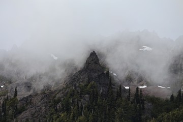 fog on mountain