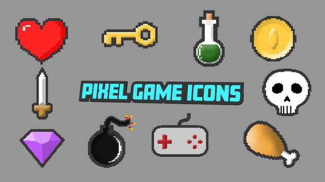Pixel Game Icons