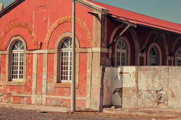 Fototapeta na wymiar Abandoned Buildings in Barreiro,in Lisbon, Portugal