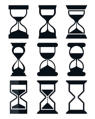 Hourglass icon set - 280662501