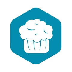 Cupcake icon. Simple illustration of cupcake vector icon for web