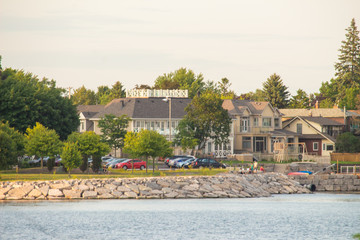 Fototapeta na wymiar Lakefront Homes
