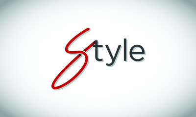 Style Handwriting Vector Design