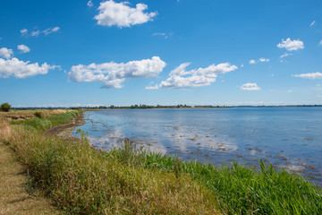 Coast of island of Faro in Denmark