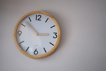 clock on the wall