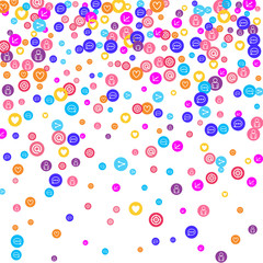 Social media marketing, Communication concept.