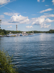 view of the river and bridge
