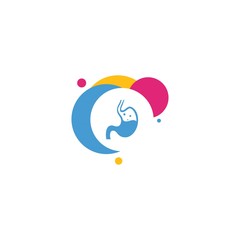 Colorful Stomach Logo Inspiration Template