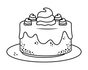 Sweet and delicious cake design