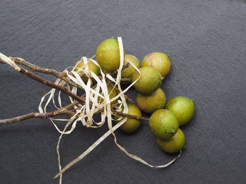 Mamoncillo delicious tropical fruit - Melicoccus bijugatus.