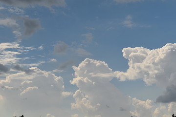 blue sky with clouds