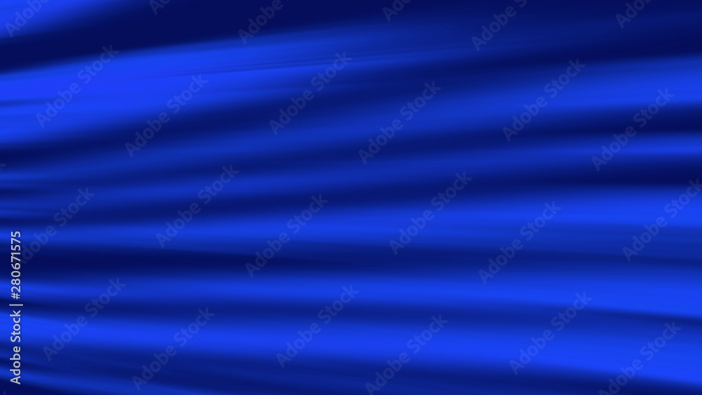 Aufkleber Spectral Blue Sway Curtain Movement Concept Design Background. Animation Graphic Sun Flare Flutter Pattern Backdrop.