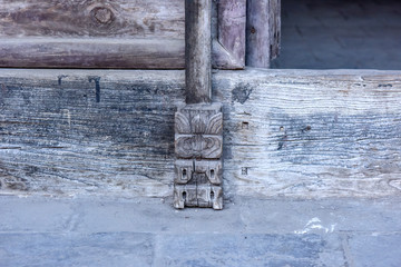 Stone carvings of ancient Chinese Architecture