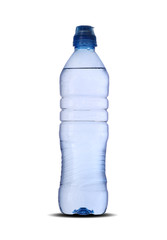 medium plastic bottle with water