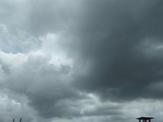 Fototapeta premium dramatic sky with clouds