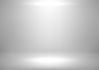 Studio backdrop white grey abstract background. Graphic art design. Product presentation backdrop. Vector. Illustration.