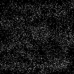 Cosmos. Black space background with white stars
