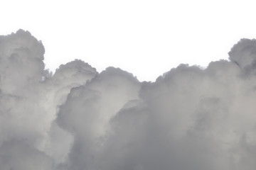 Clouds isolated on  white background. Clipping path.