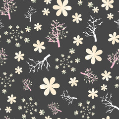 Illustration of cherry blossoms