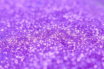 glitter purple macro background.texture of purple shine. Festive  background.