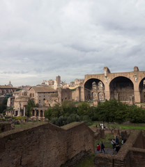 Front view Basilica of Maxentius
