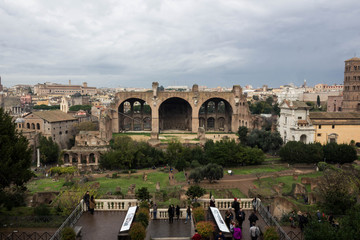 Front view Basilica of Maxentius