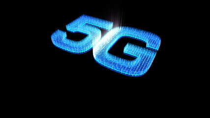 Futuristic holographic 5G digital wireless high speed fifth innovative generation for cellular network connectivity, high speed Internet broadband network