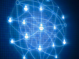Social network concept