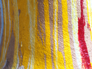 Colorful oil painting multi  colors abstract background and texture.