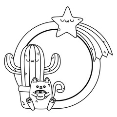 Isolated kawaii cartoon design vector illustration