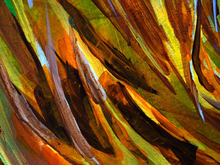 Colorful oil painting multi  colors abstract background and texture.