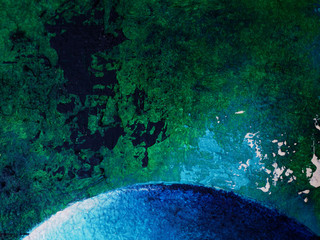 Colorful oil painting multi  colors abstract background and texture.